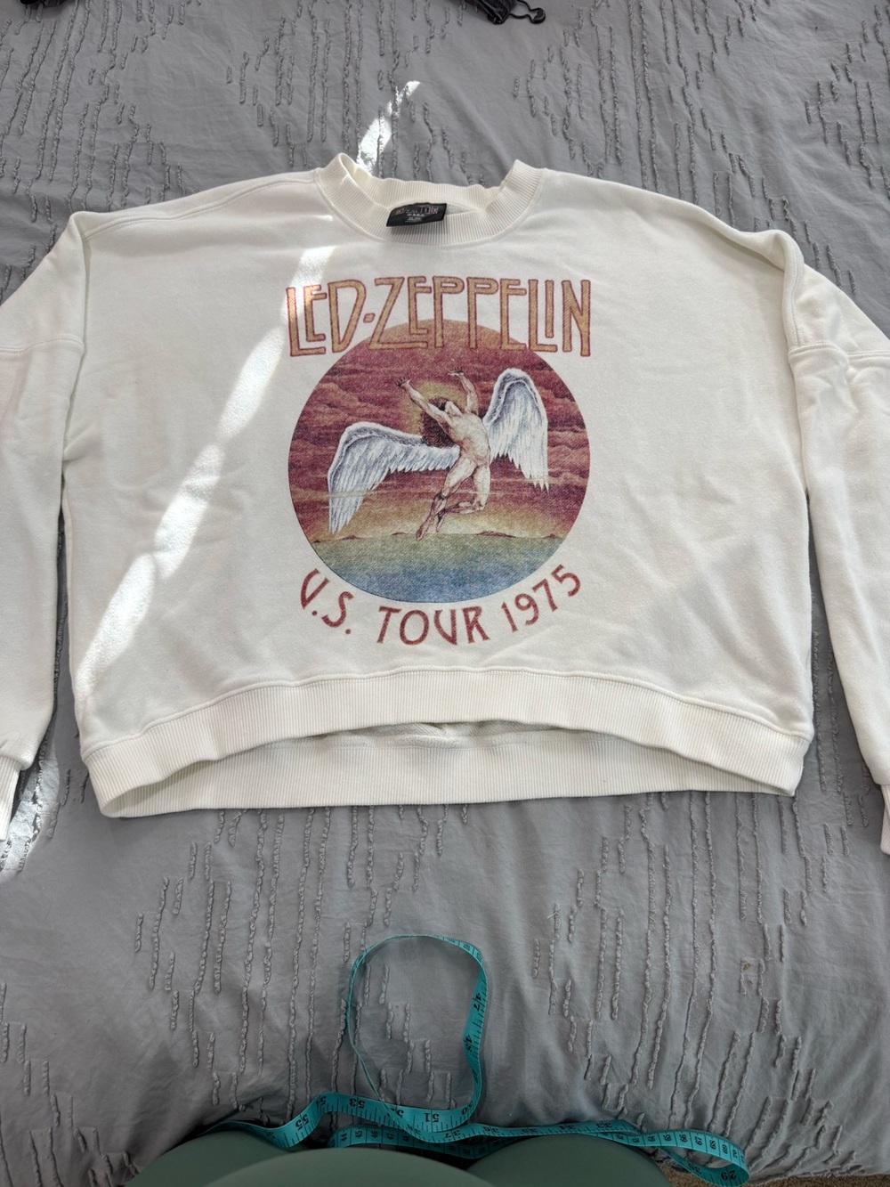Led Zeppelin US Tour 1975 Graphic Sweatshirt